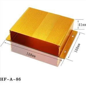 Hliníkové šasi zosilňovača z extrudovanej hliníkovej skrinky